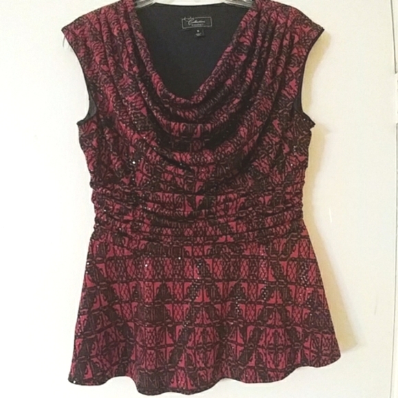 Dress Barn Tops - DRESSBARN Holiday Sparkly Career Dressy Top M